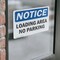Signmission Loading Area No Parking OSHA Notice Sign, Vinyl Decal, 7in W x 5in L, 2PK OS-2PACK-NS-D-57-L-15891 - alternate 2